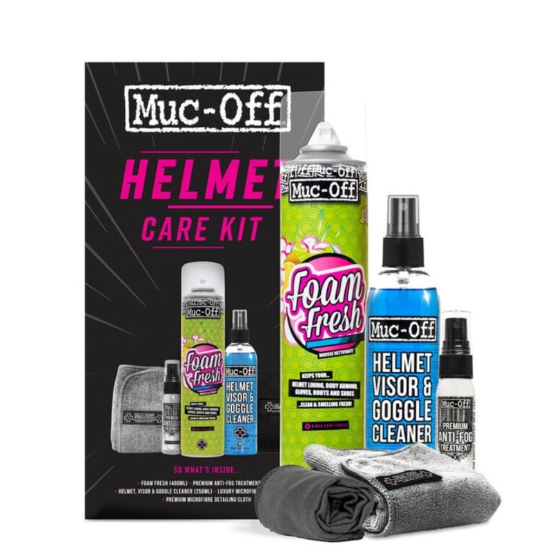 KIT DE LIMPIEZA Y CUIDADO PARA EL CASCO MUC OFF